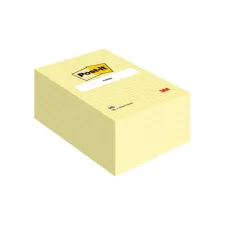 Memoblok Post-it 662 102x152mm ruit geel