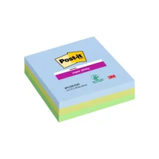 Memoblok Post-it 675-3 Super Sticky 101x101mm Oasis 3 stuks