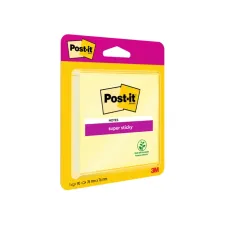 Memoblok Post-it 6920 Super Sticky 76x76mm geel