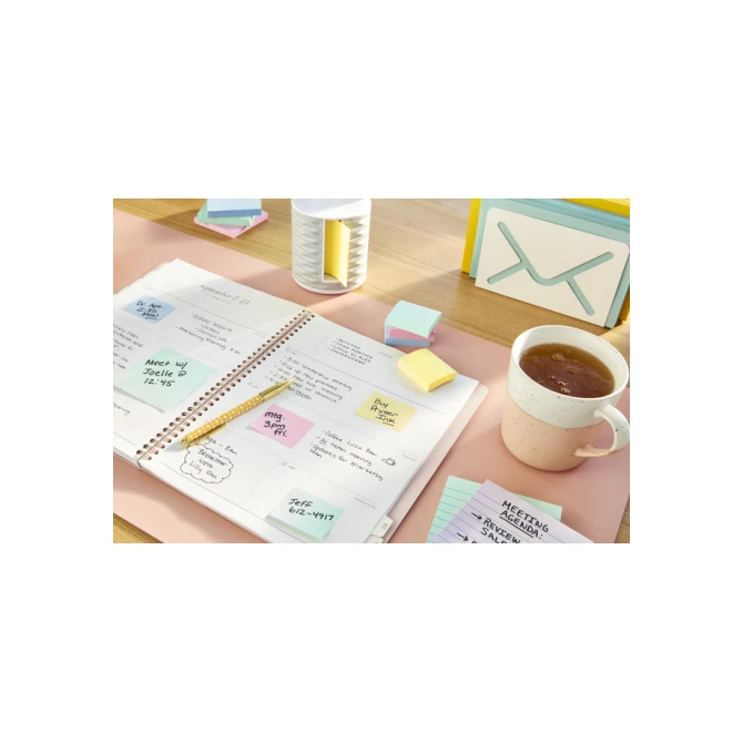 Memoblok Post-it Z-Note R330-1B recycled 76x76mm canary yellow 6 stuks Memoblok Post-it Z-Note R330-1B recycled 76x76mm canary yellow 6 stuks