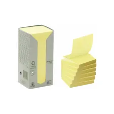 Memoblok Post-it Z-Note R330-1T 76x76mm recycled geel 16 stuks
