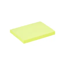 Memoblok Quantore 76x101mm geel 100 vel