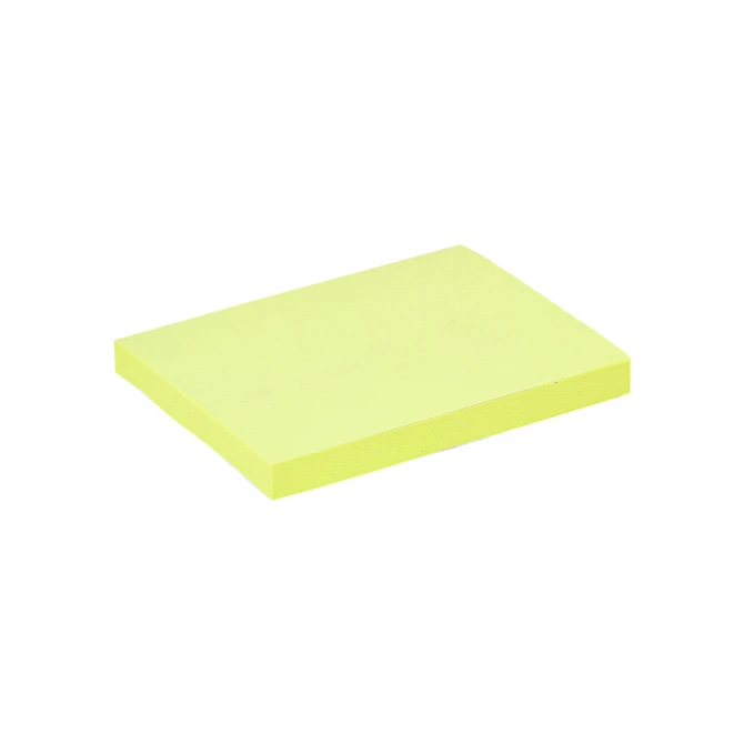 Memoblok Quantore 76x101mm geel 100 vel