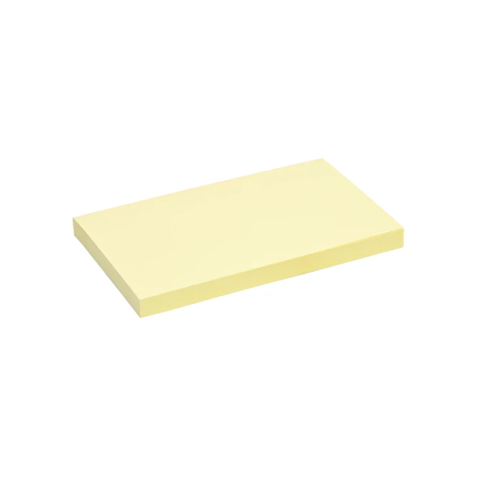 Memoblok Quantore 76x127mm geel 100 vel