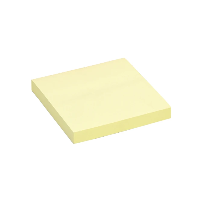 Memoblok Quantore 76x76mm geel 100 vel
