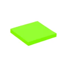 Memoblok Quantore 76x76mm neon groen 100 vel