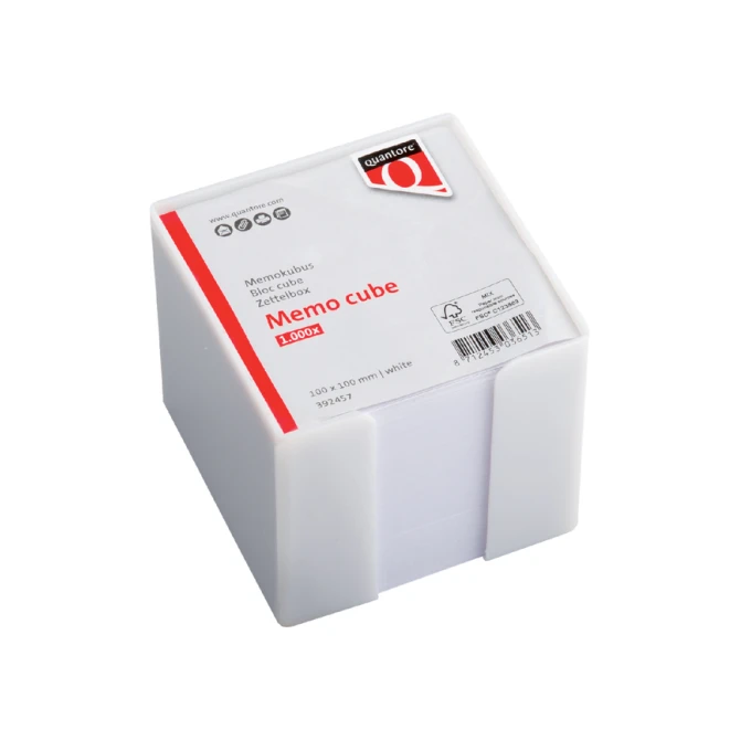 Memokubus Quantore 10x10x9cm wit met 900vel