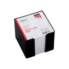 Memokubus Quantore 10x10x9cm zwart met 900vel