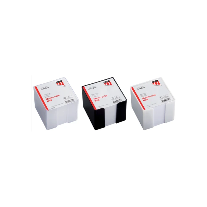 Memokubus Quantore 10x10x9cm zwart met 900vel