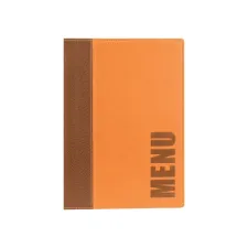 Menukaart Securit Trendy A5 1 x 2 tassen bruin