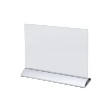 Menukaarthouder IEZZY liggend A4 aluminium voet