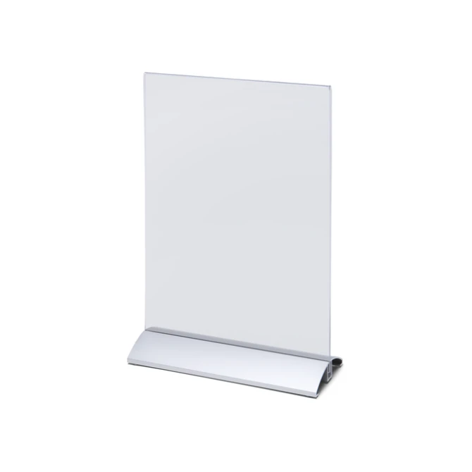 Menukaarthouder IEZZY staand A4 aluminium voet