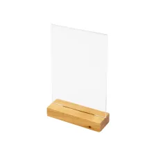 Menukaarthouder IEZZY T tafeldisplay A5 hout