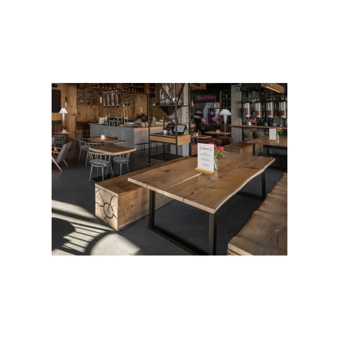 Menukaarthouder IEZZY T tafeldisplay A5 hout