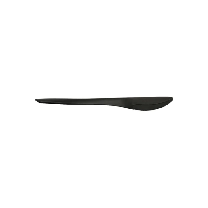 Mes IEZZY herbruikbaar CPLA 190mm 50 stuks zwart