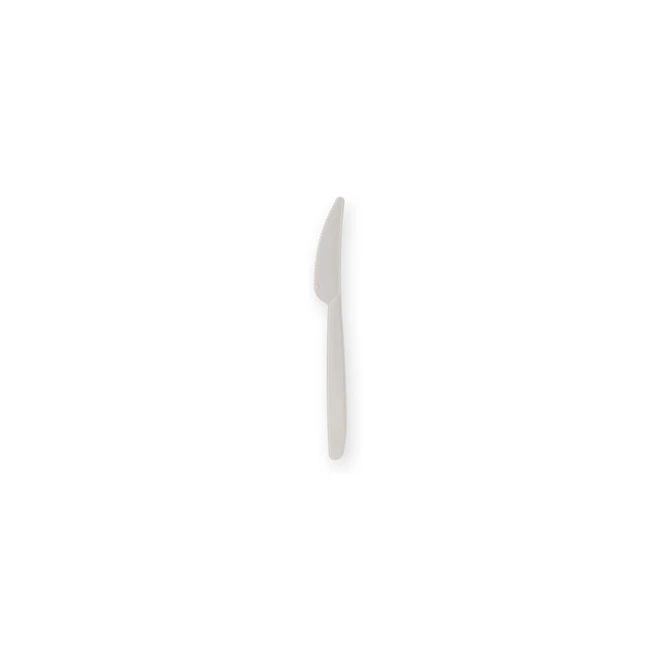 Mes IEZZY herbruikbaar PP 185mm 50 stuks wit