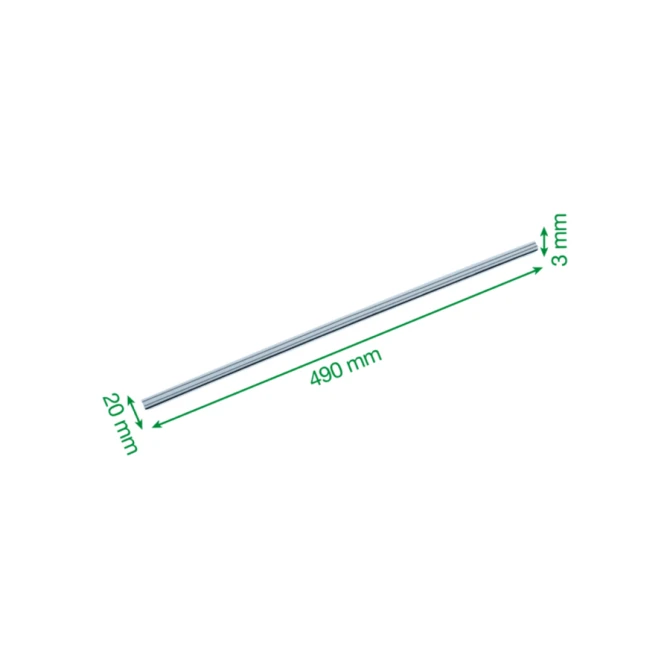 Mesgeleider voor rolsnijmachine Leitz Precision Office A3 2 stuks
