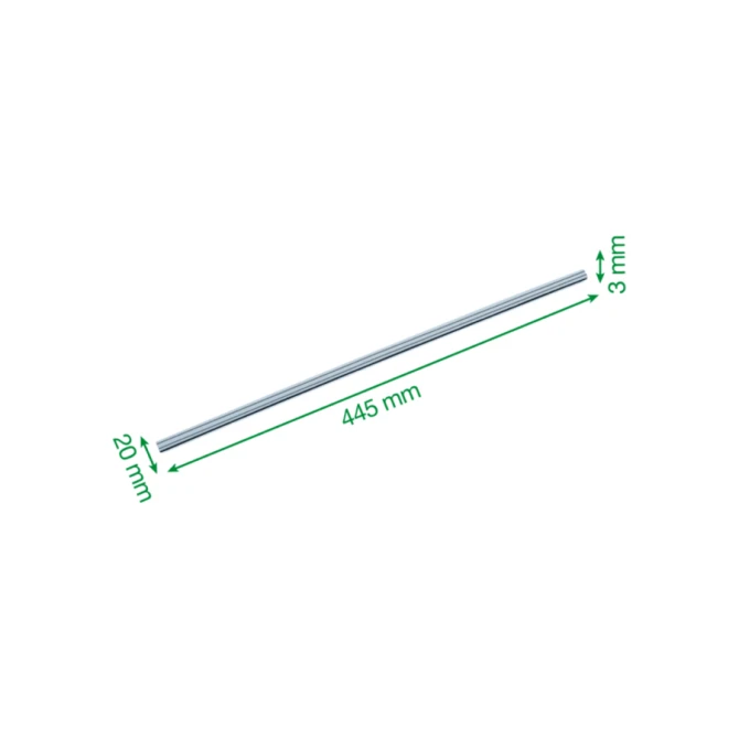 Mesgeleider voor rolsnijmachine Leitz Precision Office A4+ 2 stuks