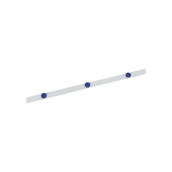 Metaalband MAUL 1mx35mm zelfklevend knipbaar wit + 3 magneten
