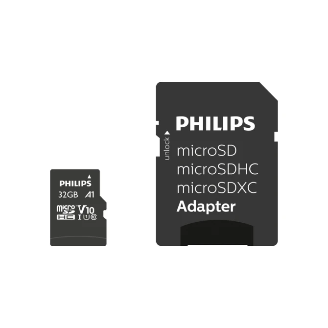 Micro SDHC Card Philips Class 10 UHS-I U1 32GB