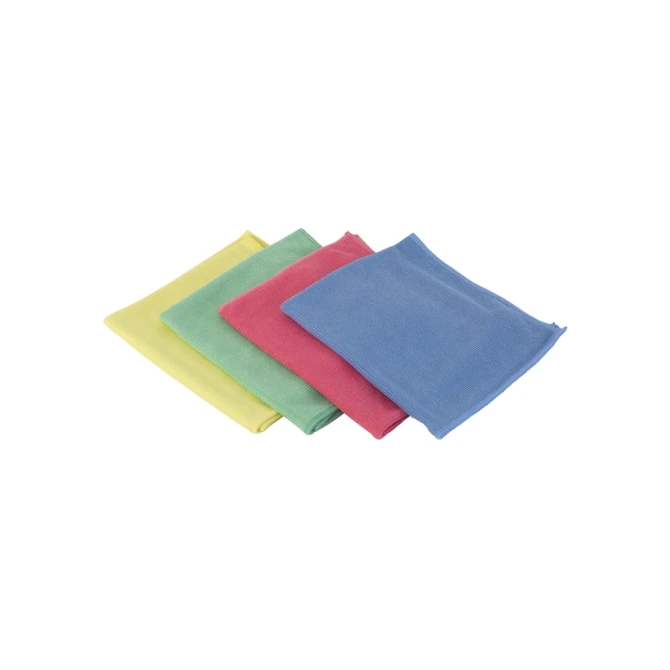Microvezeldoek Cleaninq prof 40x40cm geel 10 stuks