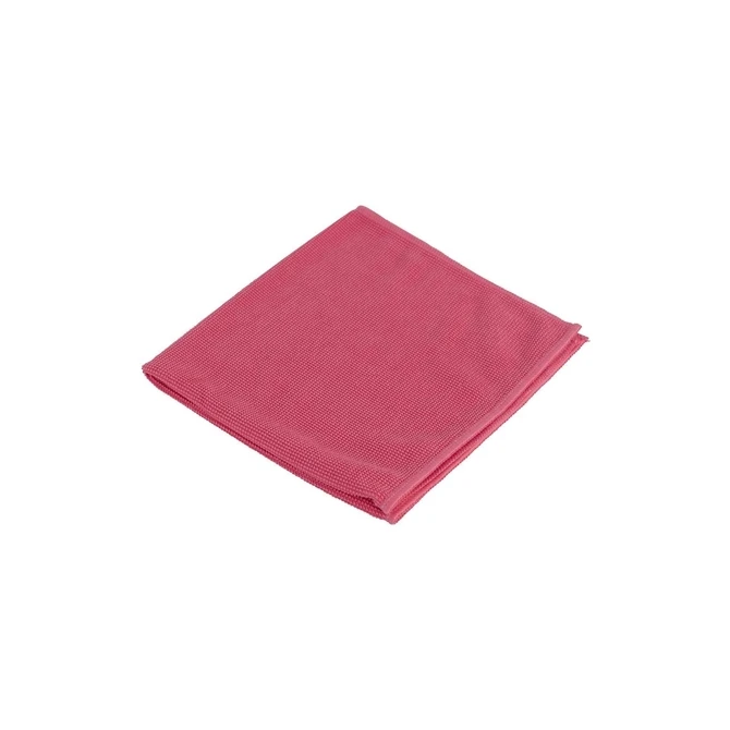 Microvezeldoek Cleaninq prof 40x40cm rood 10 stuks
