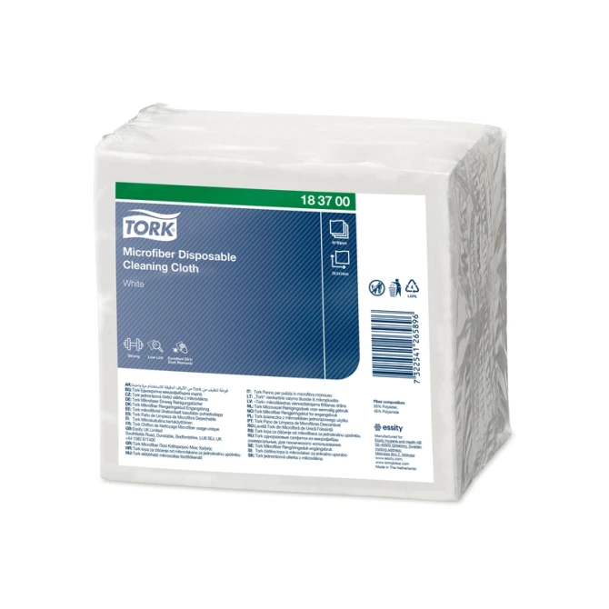 Microvezeldoek Tork Premium disposable 40 vel wit 183700