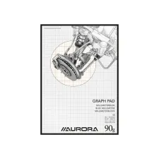 Millimeterblok Aurora A4 50 vel 90 gram bruin Millimeterblok Aurora A4 50 vel 90 gram bruin