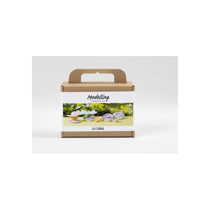 Mini Hobbyset Creativ Company boetseren steen met insect