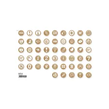 Mini Woodies refill set met 250 ministempel Mini Woodies refill set met 250 ministempel