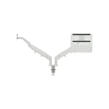Monitor- en laptoparm Leitz Ergo ruimtebesparend dubbel grijs Monitor- en laptoparm Leitz Ergo ruimtebesparend dubbel grijs