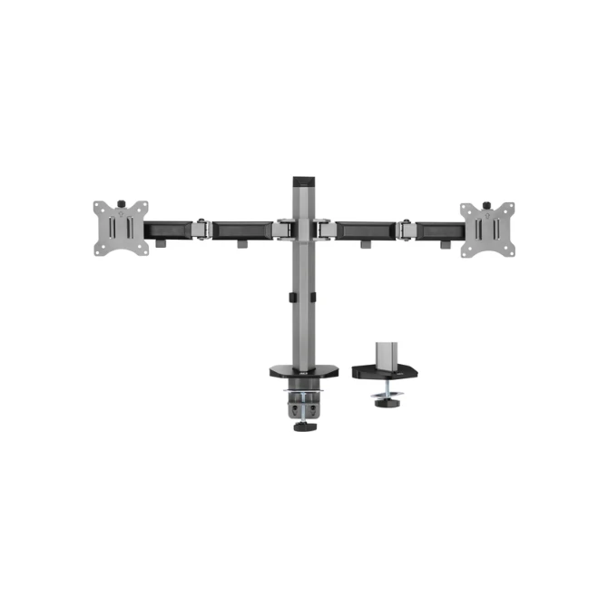 Monitorarm ACT office 2 schermen zilver Monitorarm ACT office 2 schermen zilver