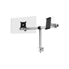 Monitorarm Durable met klem voor 1 scherm en 1 tablet Monitorarm Durable met klem voor 1 scherm en 1 tablet