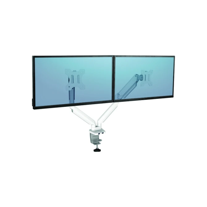 Monitorarm Fellowes Platinum Serie Duo wit