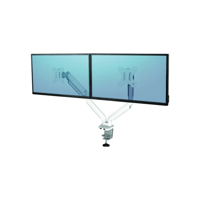 Monitorarm Fellowes Platinum Serie Duo wit