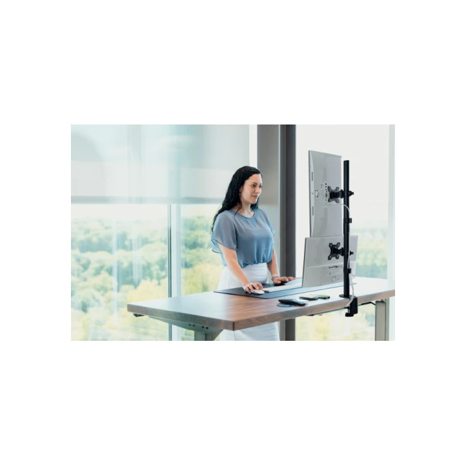 Monitorarm Kensington dubbele verticale bevestiging Monitorarm Kensington dubbele verticale bevestiging