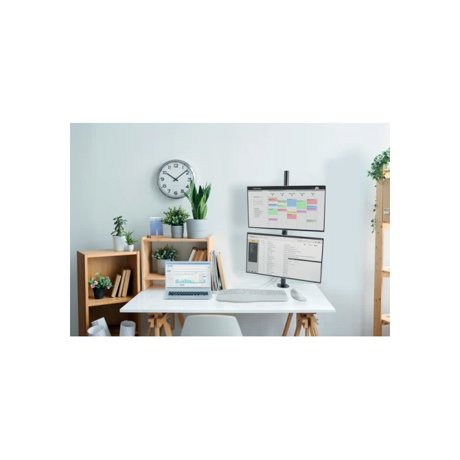 Monitorarm Kensington dubbele verticale bevestiging Monitorarm Kensington dubbele verticale bevestiging