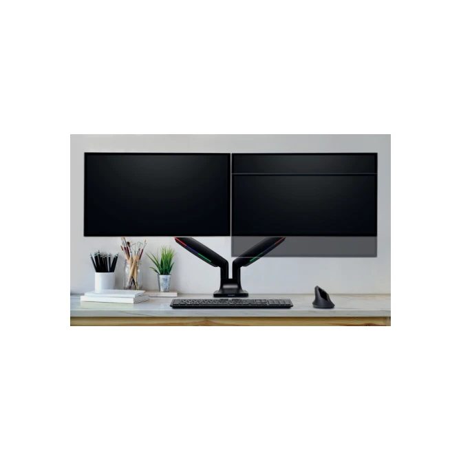 Monitorarm Kensington One-touch in hoogte verstelbaar dubbel