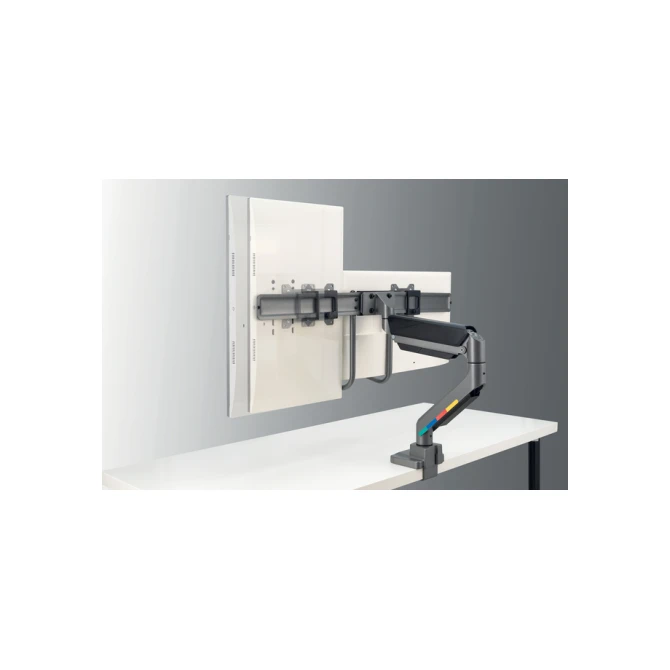 Monitorarm Kensington SmartFit dubbel dwarsbalk en handgreep