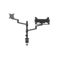 Monitorarm + laptophouder Neomounts NEXT DS20 17-27'' zwart Monitorarm + laptophouder Neomounts NEXT DS20 17-27'' zwart