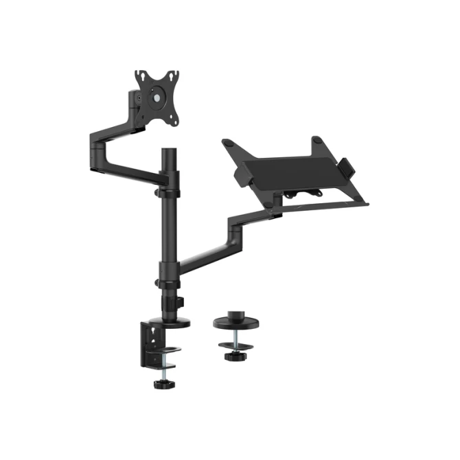 Monitorarm + laptophouder Neomounts NEXT DS20 17-27'' zwart