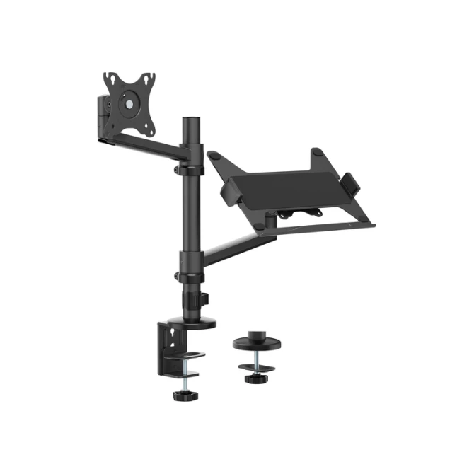 Monitorarm + laptophouder Neomounts NEXT DS20 17-27'' zwart