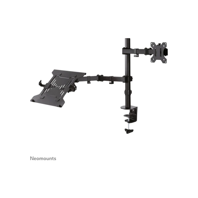 Monitorarm met laptopstandaard Neomounts FPMA-D550NOTEBOOK zwart