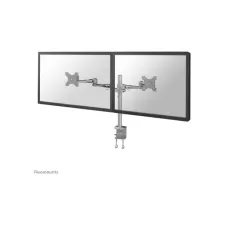 Monitorarm Neomounts D935D 2x10-27" met klem zilvergrijs Monitorarm Neomounts D935D 2x10-27" met klem zilvergrijs