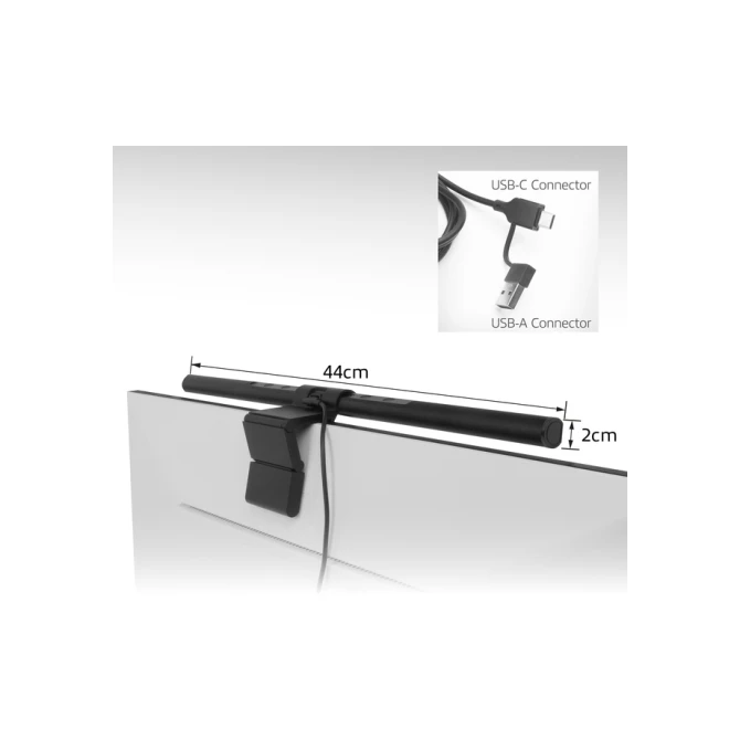 Monitorlamp ACT led dimbaar USB