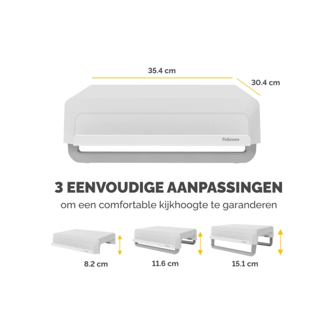 Monitorstandaard Fellowes Breyta wit