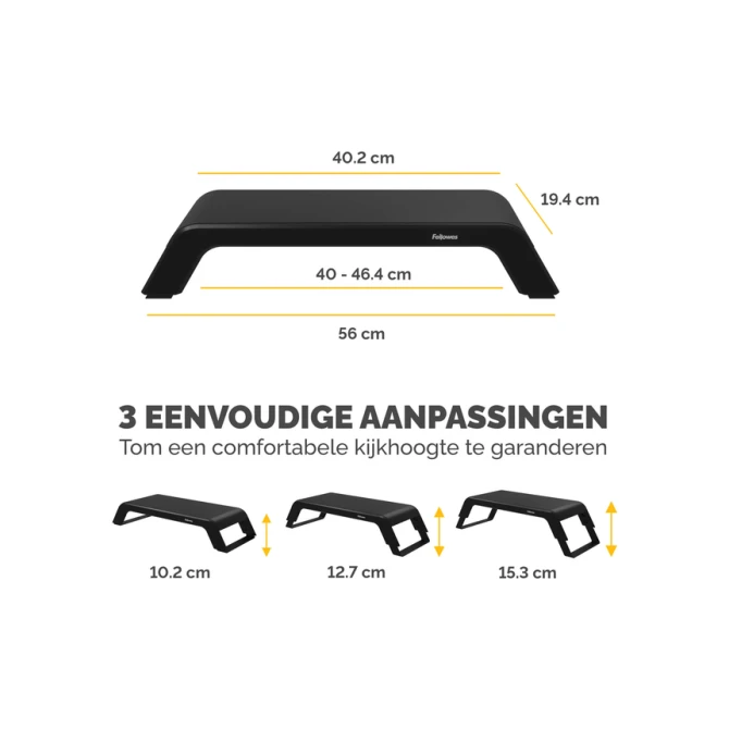 Monitorstandaard Fellowes Hana LT zwart