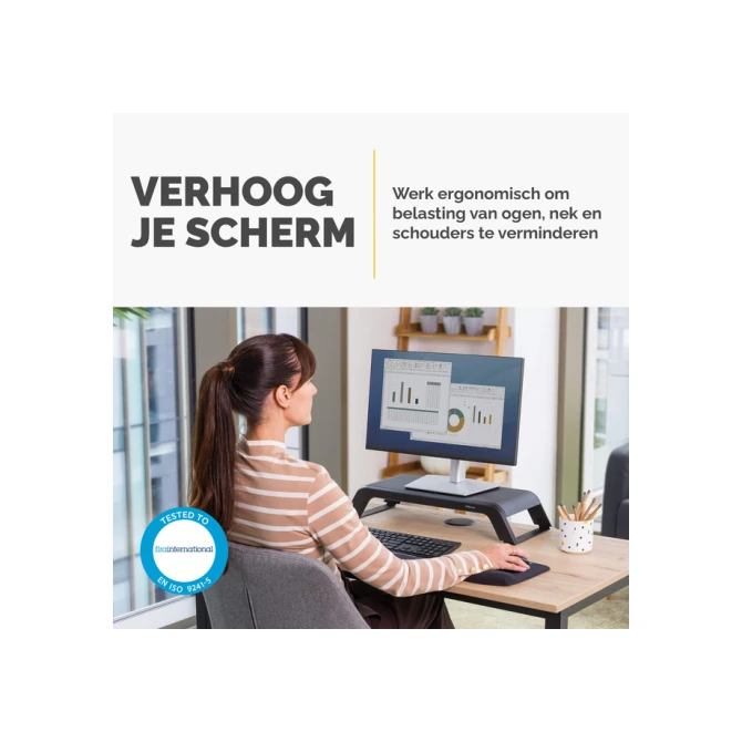 Monitorstandaard Fellowes Hana LT zwart