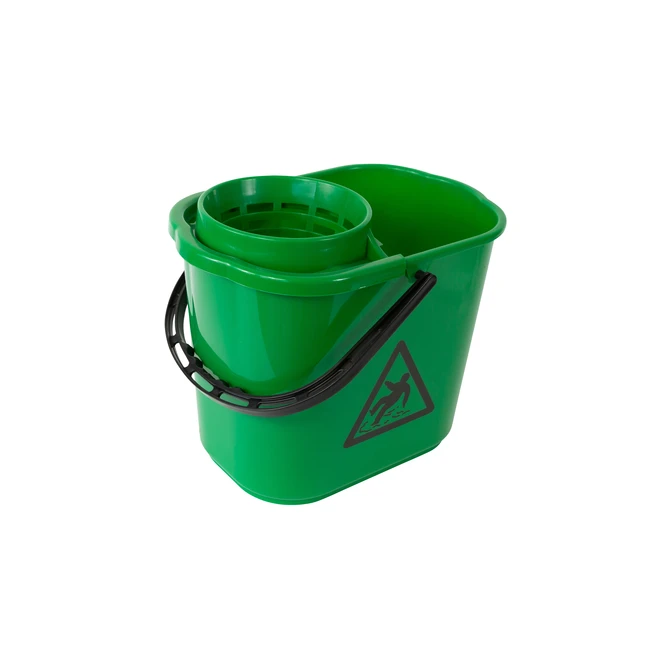 Mopemmer spaans Cleaninq met korf 12L groen