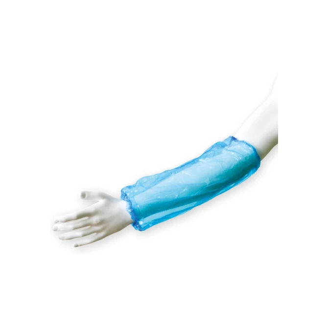 Mouwovertrek Hynex PE blauw 100 stuks